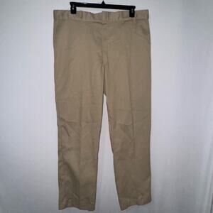 Dickies Men's Khaki Pants Causal Brown Size 42 Streetwear Sporty
